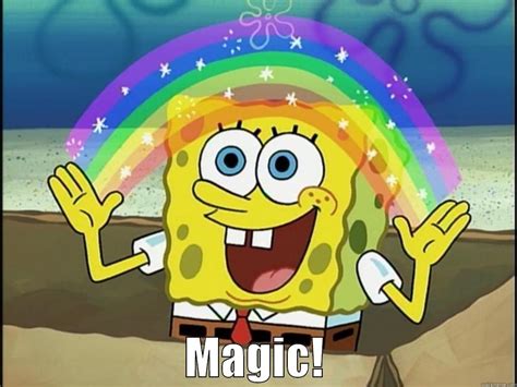 spongebob magic words are fake